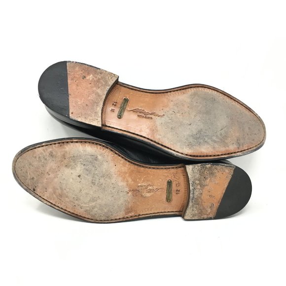 Mezlan Loafers Shoes Size 12 W Black Crocodile main image 4